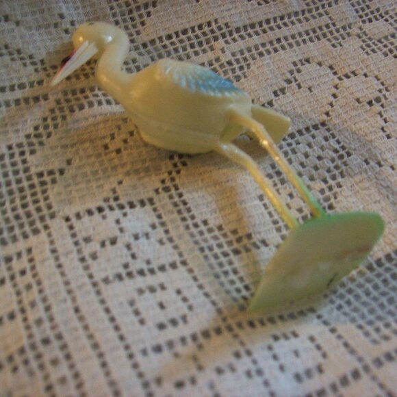 Vintage Stork Bird Cake Topper - Picture 2 of 3